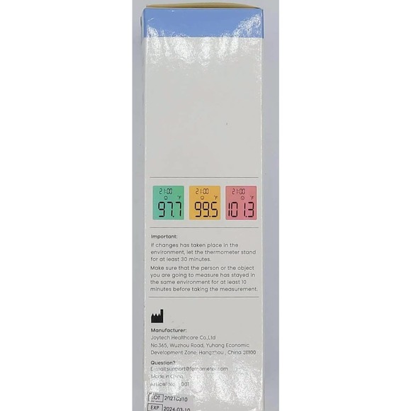 Digital Forehead Thermometer - Infrared - White - Picture 5 of 7